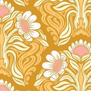 Yellow Fabric, Wallpaper and Home Decor | Spoonflower