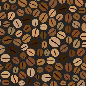 gourmet coffee beans wallpaper or fabric  