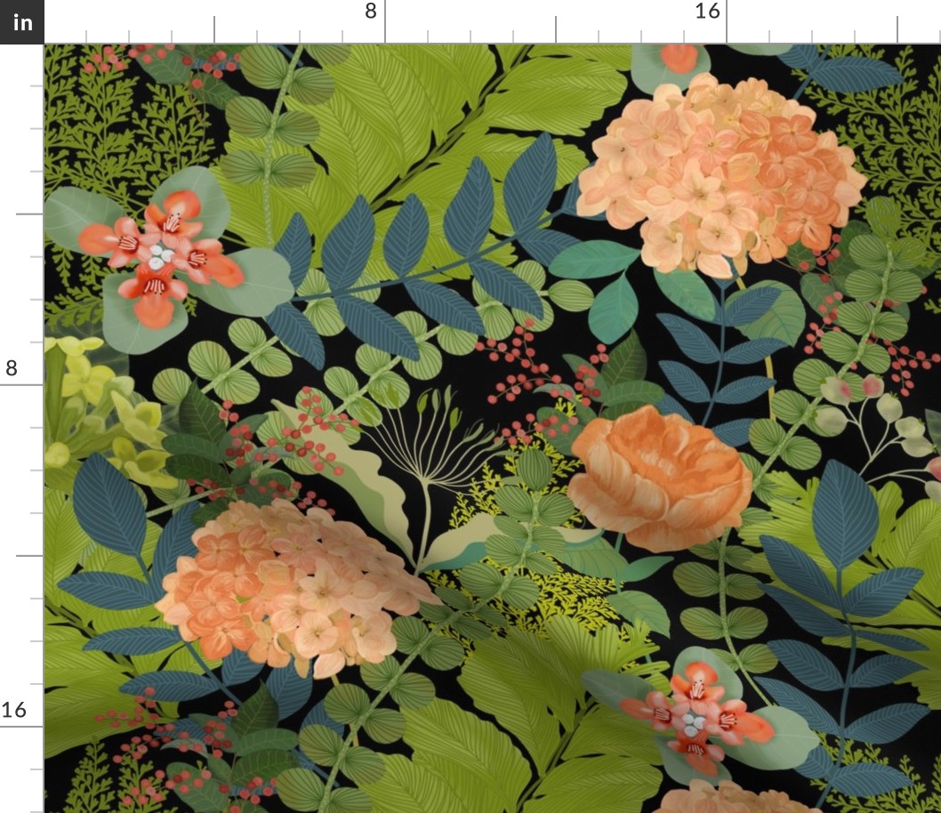 Victorian Ferns and Florals