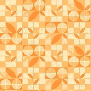 Fruity Checks Light Orange - M