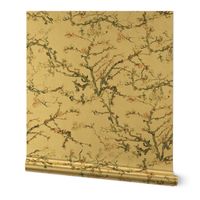 Vincent Van Gogh Almond Blossom in Vintage White Sage Green Blush Pink