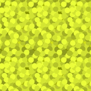 Pear Green Overlapping Dots 