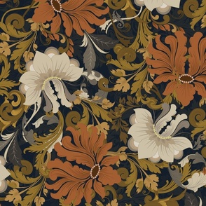 løfte op Krydret tårn Victorian Fabric, Wallpaper and Home Decor | Spoonflower
