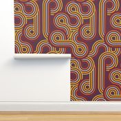 Graphic Swirls | Shag Carpet | L