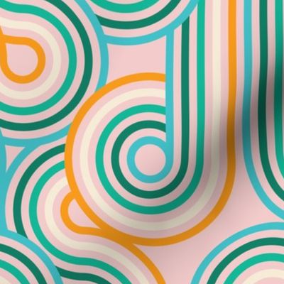 Graphic Swirls | Candy Shop | Pink | L