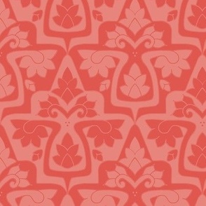 Pink Floral Attica Porpi two tone repeat pattern