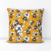 Vintage Honey Bee Pattern