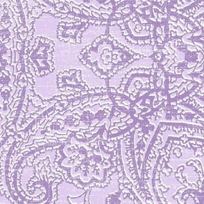 large victorian damask in lavender 