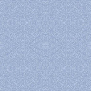 Solid Blue Medium Textural Snowflake Coordinate 8in