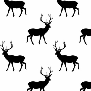 Modern Deer Print