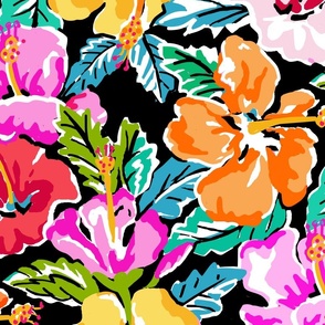 jumbo-Flamboyant Hibiscus Garden-multi