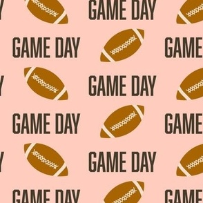 Small Football Game Day on pink