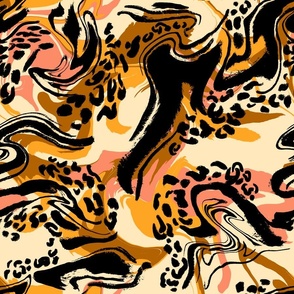 Cougar - Animal Print Abstract