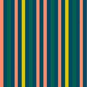 Teal Stripes 