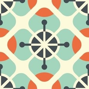 2029 larger scale - abstract retro geometrics, bright