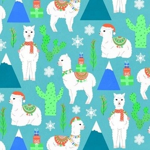 Christmas Alpacas - Small Scale