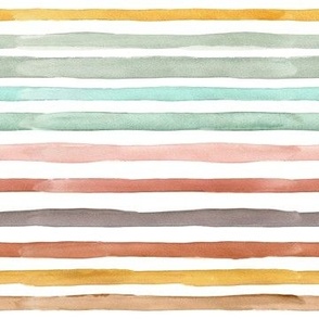 soft autumn handpainted stripes