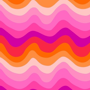 242 Groovy Waves pink