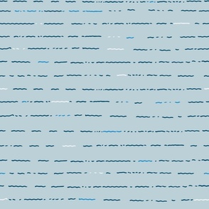 Blue White Sea stripe pattern