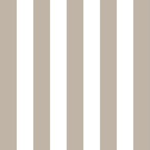 White poinsettia taupe stripe 4x4