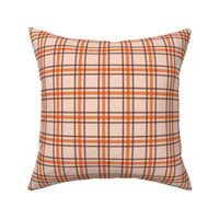 medium fall plaid in orange - spooky season