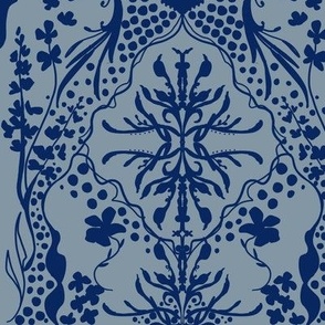 Delphinium-dream in cobalt Large rpt