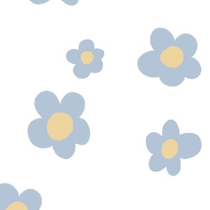 Blue daisies 