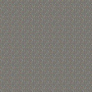 Multi-color Dots on a Wire - Dark Gray (small)