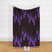 outerspace drops  purple - large scale