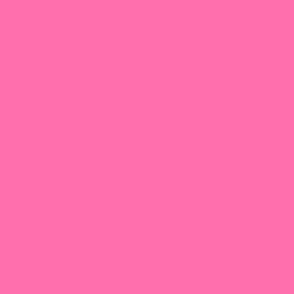 Bright Pink Solid Colour Block #FF6EAD