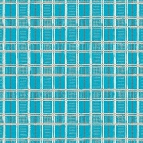 Plaid (Light Teal 6-inch repeat)