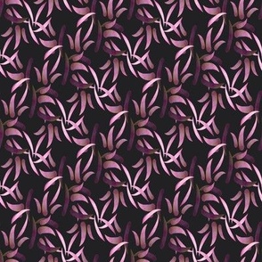 Pink Abstract Leaves