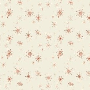 Snow Flurry (Russet Cream 3.33-inch repeat)