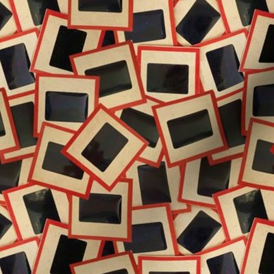 Vintage Red Border 35mm Film Slides