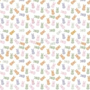 (mini) easter bunnies - golden pastel