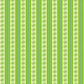 Fern Abstract Floral Script - Small Flowers with Stripes - Pale Green, Lime, Fern - 7cb394, e6f6b7, a0d711