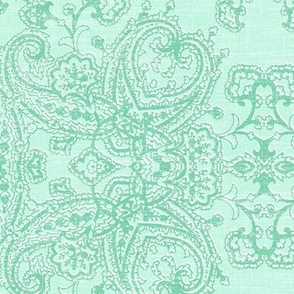 medium victorian damask in mint