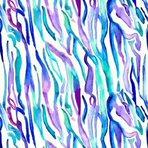 Watercolor Zebra Print - Small