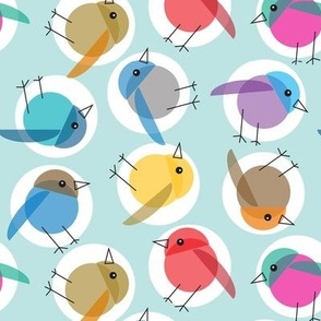 small polka dot birdies