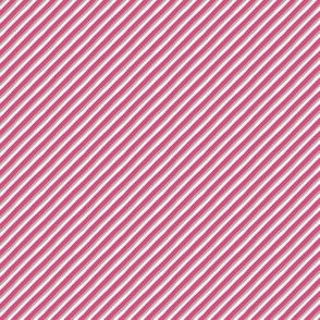 Pink Diagonal Stripes / Tiny Scale