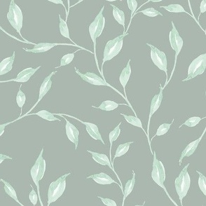 Ornate Foliage -Mint
