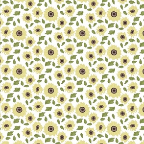 Aesthetic Sunflower Pattern