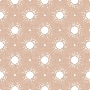 sunburst polka - pink lemonade