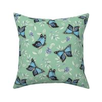 blueberries_butterflies_green