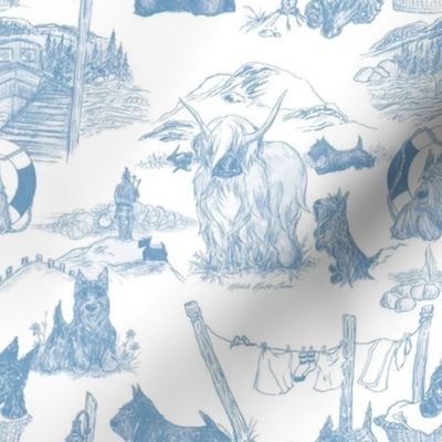 SCOTTIE Toile Regular French Blue