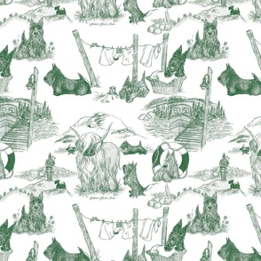 SCOTTIE Toile Grande  Green