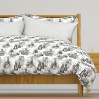 MINI SCHNAUZER Toile Grande Black