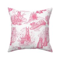 MINI SCHNAUZER Toile Grande Pink