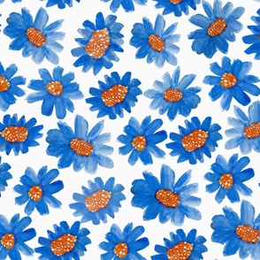Blue flowers L