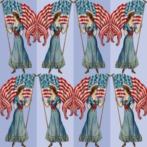 FLAG BEARERS LARGE - AMERICANA COLLECTION (BLUE)